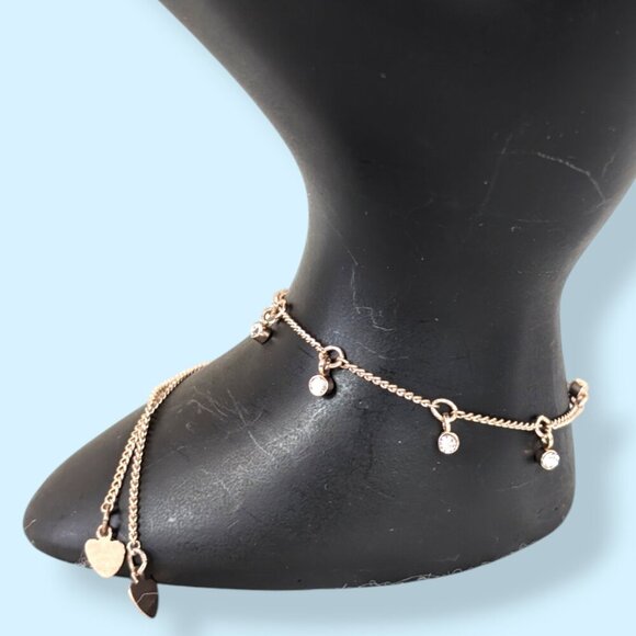 (2/$20) Dainty Dangling Rhinestone Bracelet - Picture 1 of 5